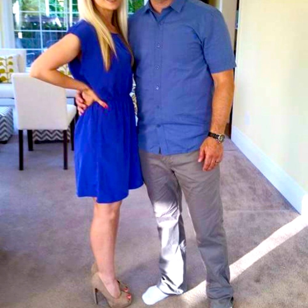 Blue boatneck elastic waist mini cocktail dress royal electric cobalt sapphire